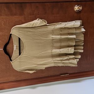 Chic Soul, Time for Beauty Tunic, Sage, Size 1X